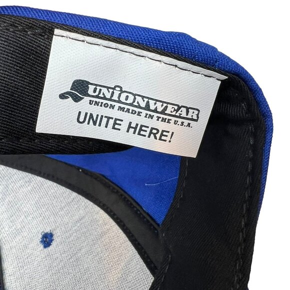 United Transportation Union Alumni Snapback Hat Cap Railroad Worker Retiree Blue - Picture 8 of 8
